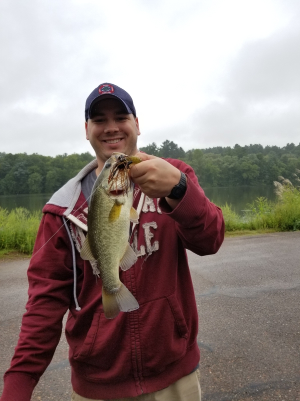 A photo of Thomas Schick's catch