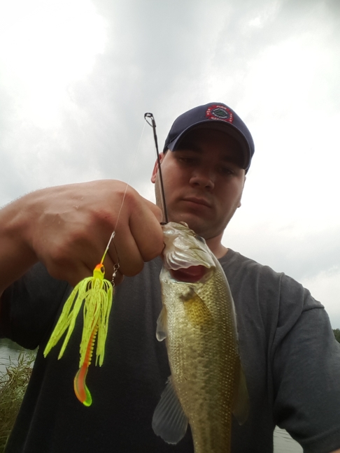 A photo of Thomas Schick's catch