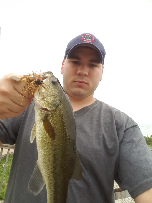 A photo of Thomas Schick's catch
