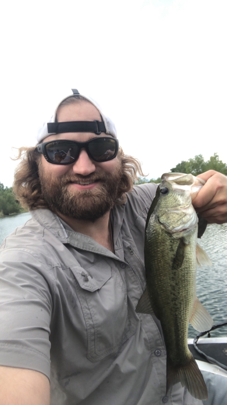 A photo of Nathan Wheat's catch