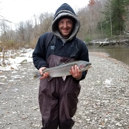 A photo of Justin Huchok's catch