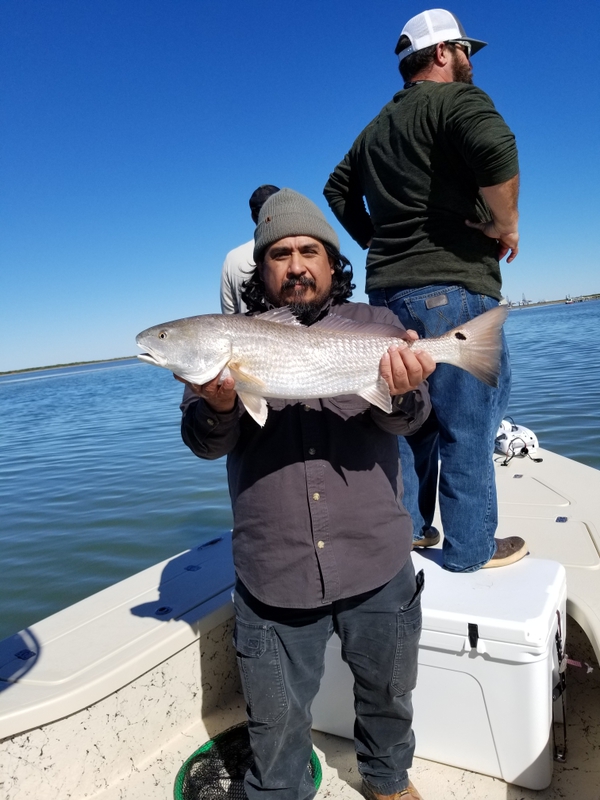 Caught a Red Drum on Port Aransas using a bait