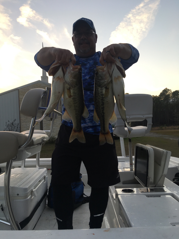 A photo of Harland Strother's catch