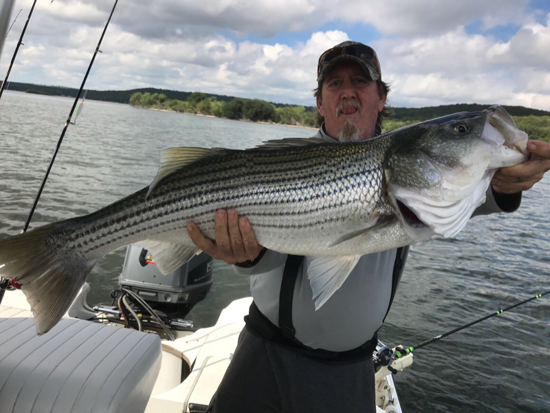 A photo of Kevan Mott's catch
