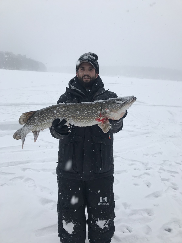 A photo of Terrence Pate's catch
