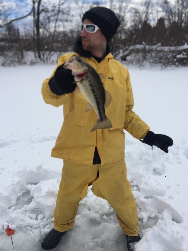 A photo of Arthur Huttemeyer Sr.'s catch