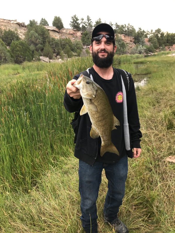 A photo of Terrence Pate's catch