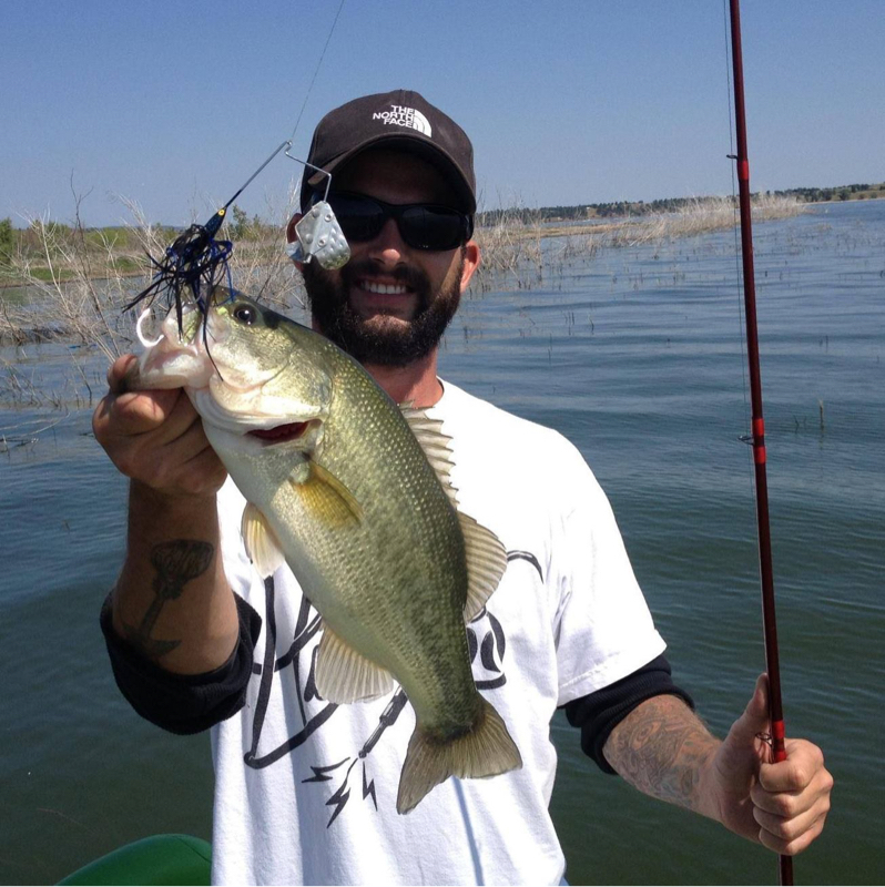 A photo of Terrence Pate's catch