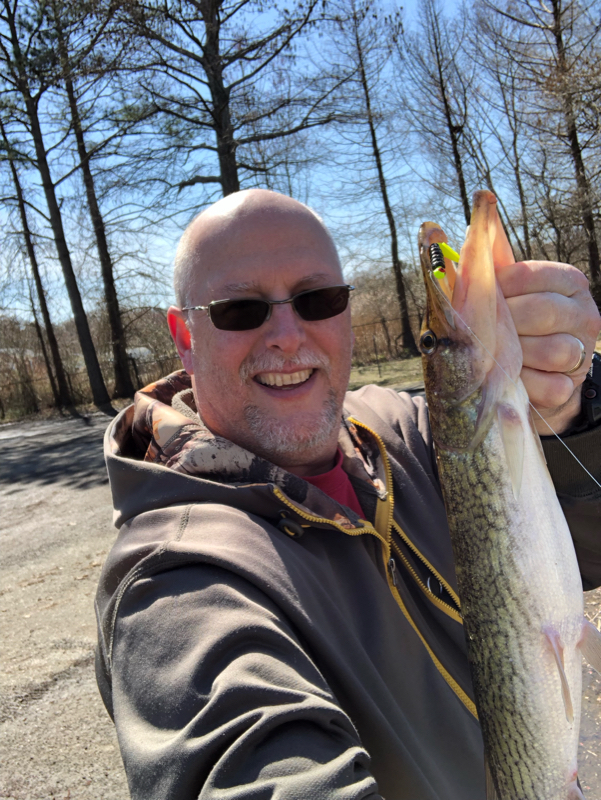 A photo of Todd Houck's catch