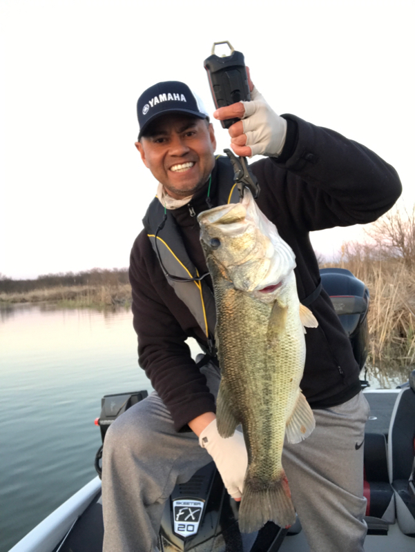 A photo of Felix Silva's catch