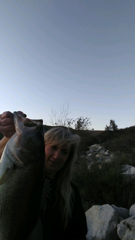 A photo of Peggy Eskew's catch