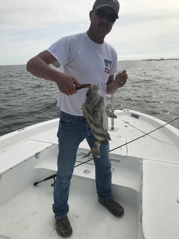 A photo of Joe Garding's catch