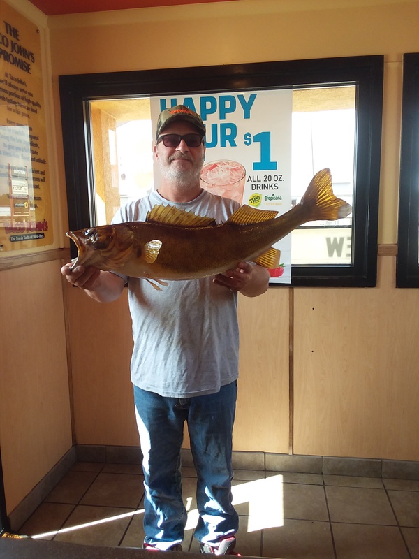 A photo of Rob Glaub's catch