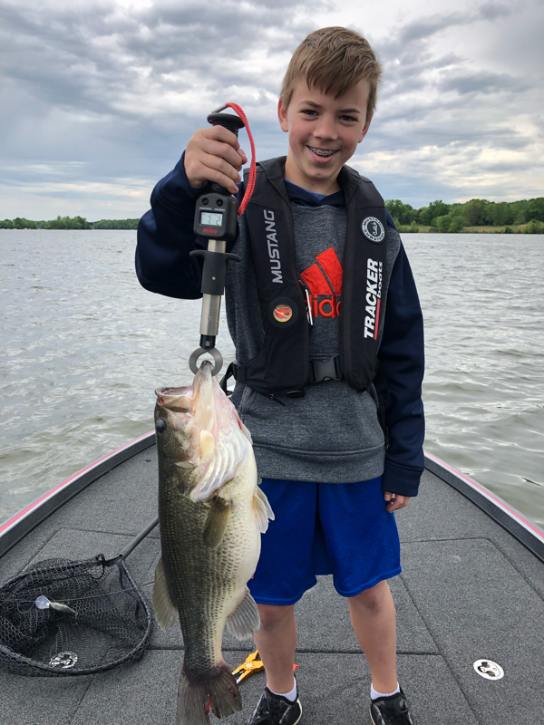 A photo of Brian Wallin's catch