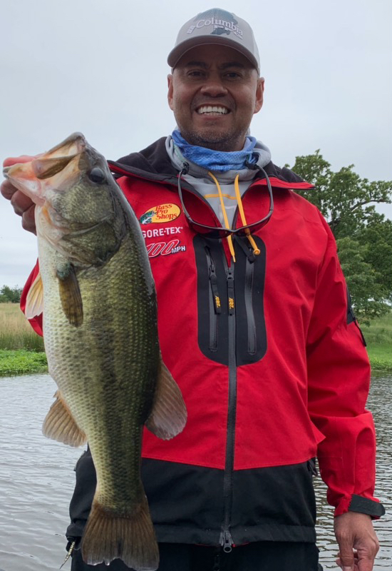 A photo of Felix Silva's catch