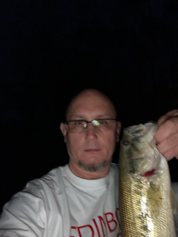 A photo of Ray Fisher's catch