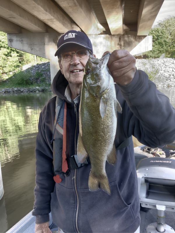 A photo of Dennis Slifer's catch