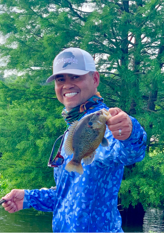 A photo of Felix Silva's catch