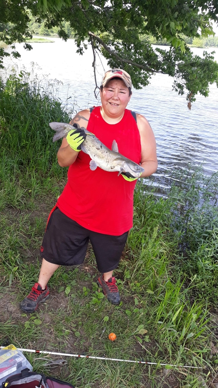 A photo of Toni Almada's catch