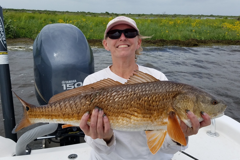 A photo of Denise Randall's catch