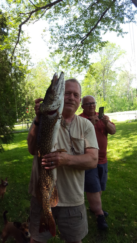 A photo of Gary Hensler's catch