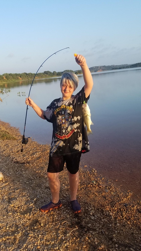 A photo of Heather Wilson's catch