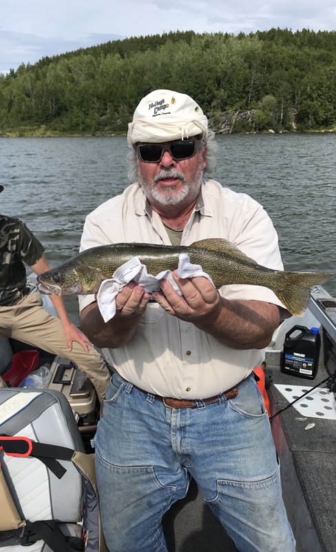A photo of Darrin Larson's catch
