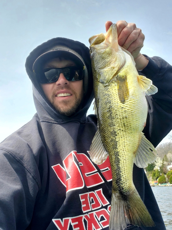 A photo of Pete Lyden's catch