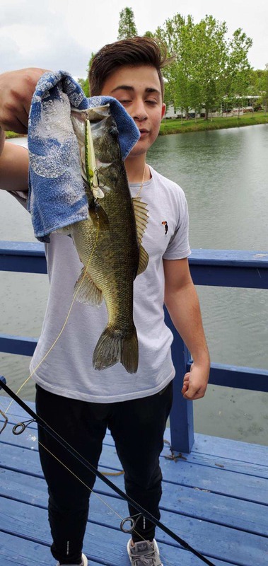 A photo of Nick Dice's catch
