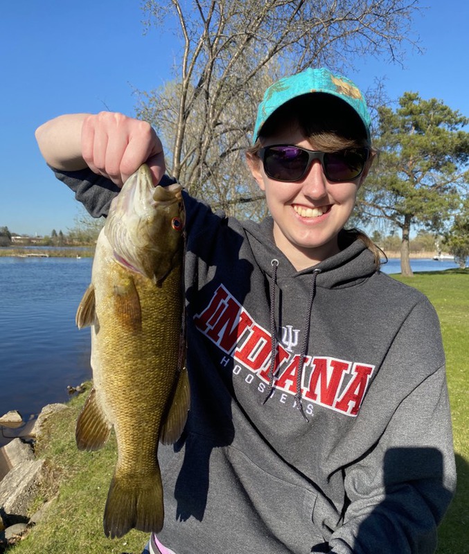 A photo of Desiree Miller's catch