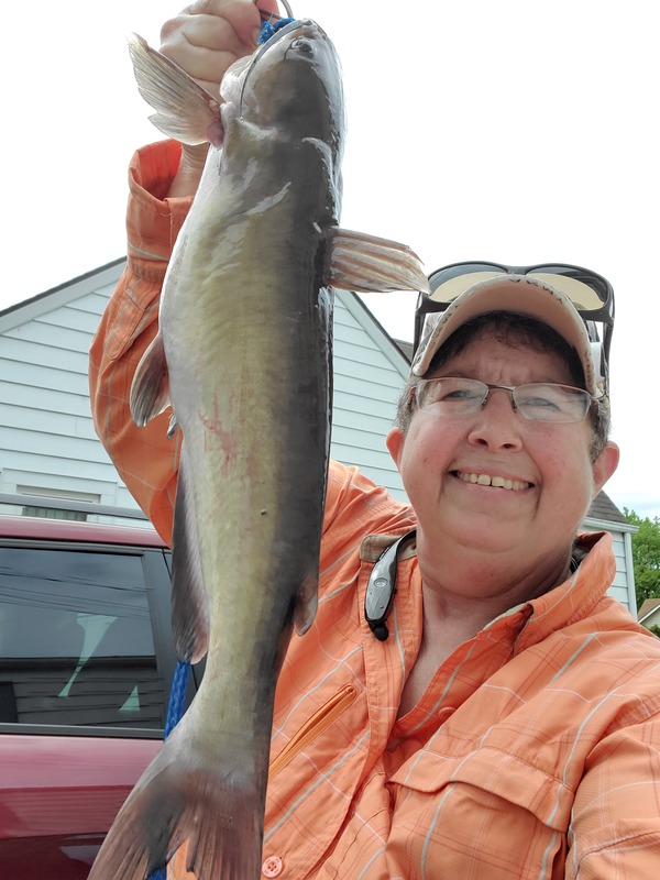 A photo of Kimberly Lange's catch