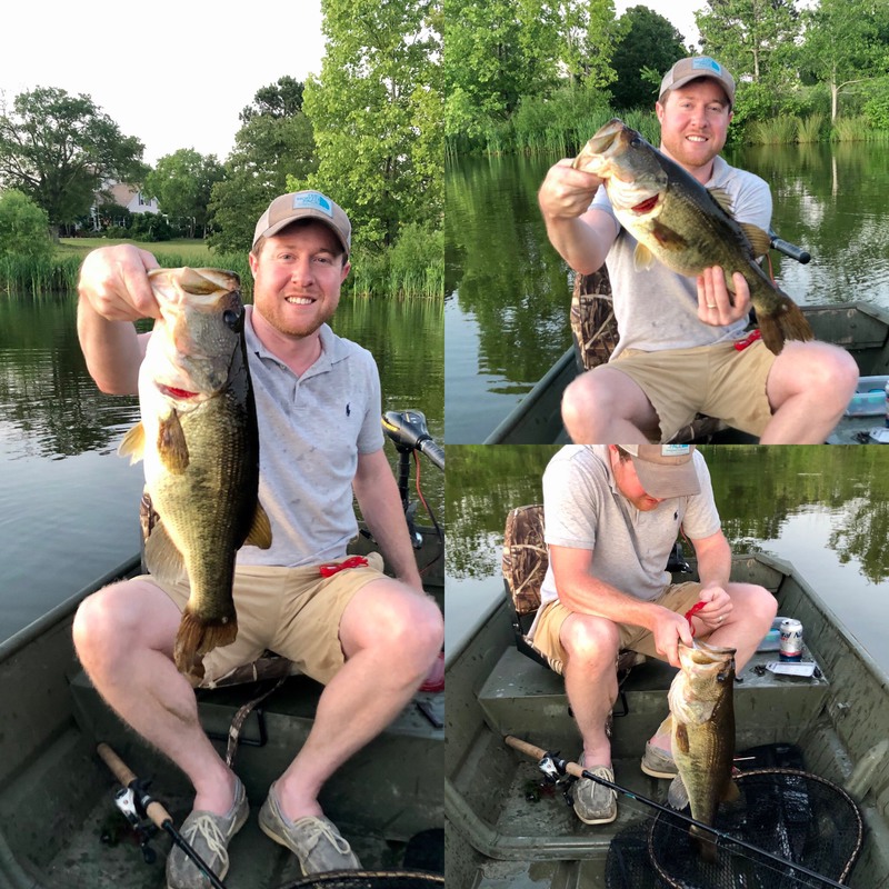 A photo of Max Cobb's catch