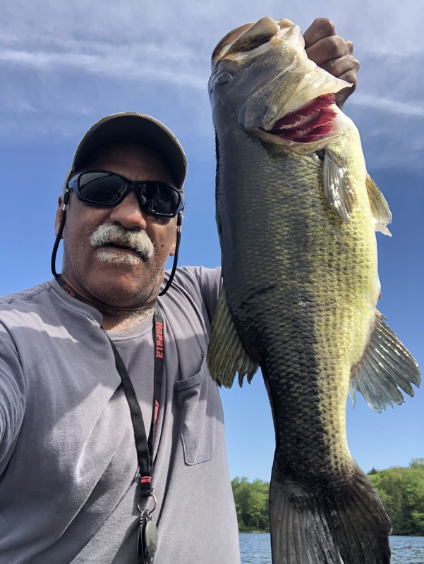 A photo of Jean Paret's catch