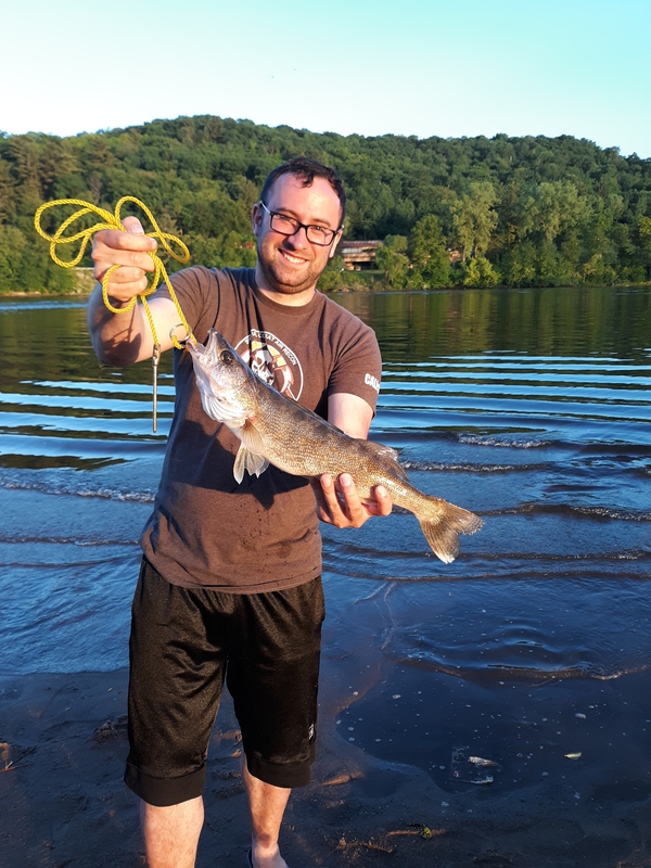 A photo of Robert Hawk's catch