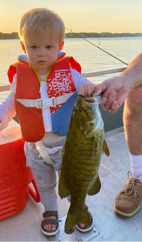 A photo of Randy Schorr's catch