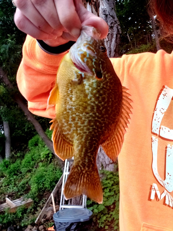 A photo of Amy Kilburg's catch