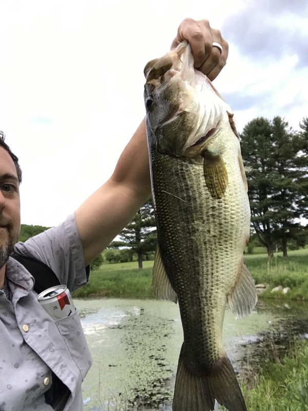 A photo of Jeff Zengen's catch