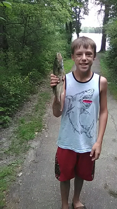 A photo of dylan deville's catch