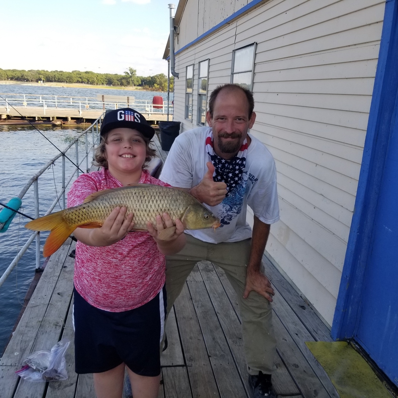 A photo of Charles Welhausen's catch