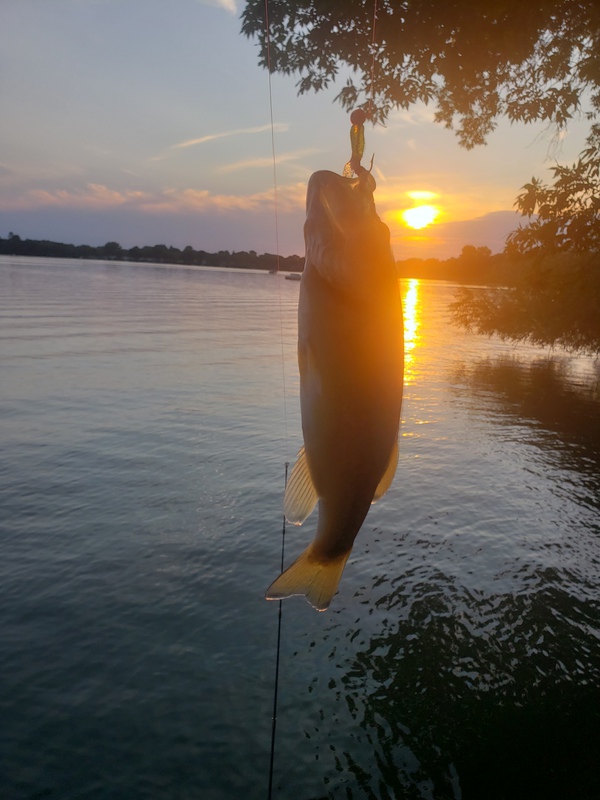 A photo of Amy Kilburg's catch