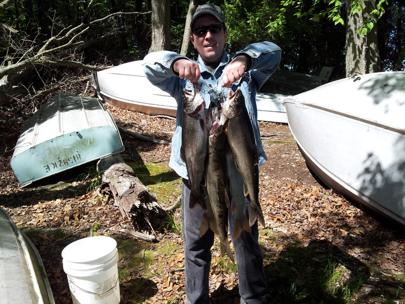 A photo of Andrew Bernad's catch