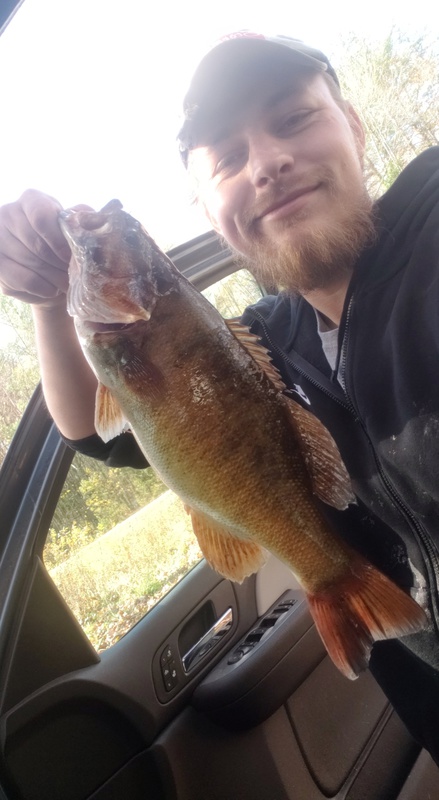 A photo of Damian Benedict's catch