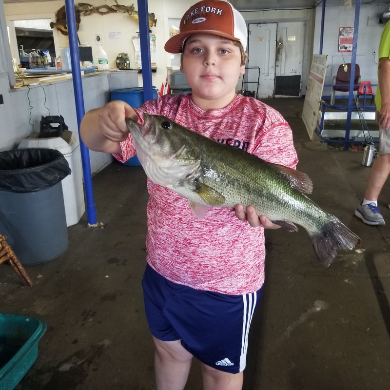 A photo of Charles Welhausen's catch