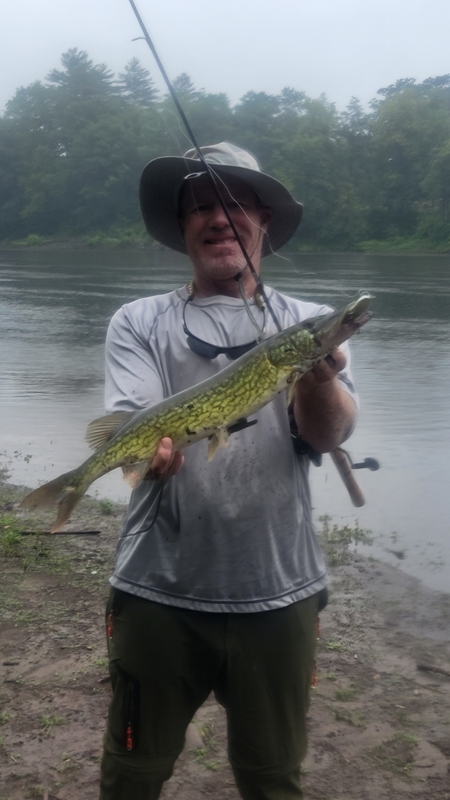 A photo of Terry Morrow's catch