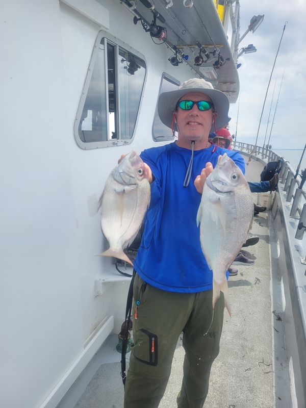 A photo of Terry Morrow's catch