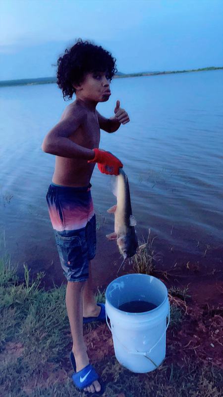 A photo of Ali Gcolor's catch
