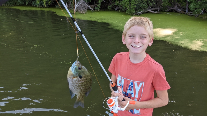 A photo of Rick Duke's catch