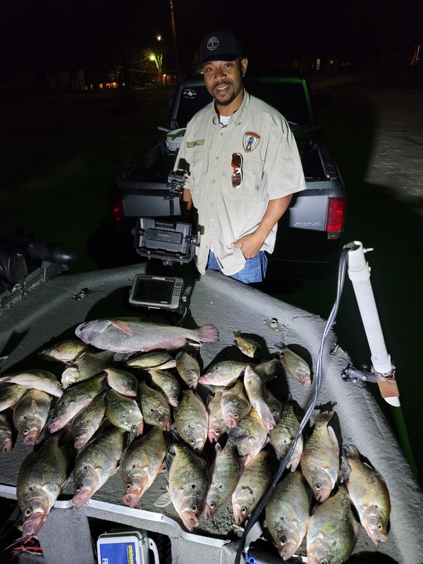 A photo of Adrian Mayo's catch