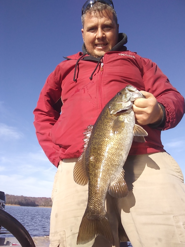 A photo of Brandon Mitchell's catch