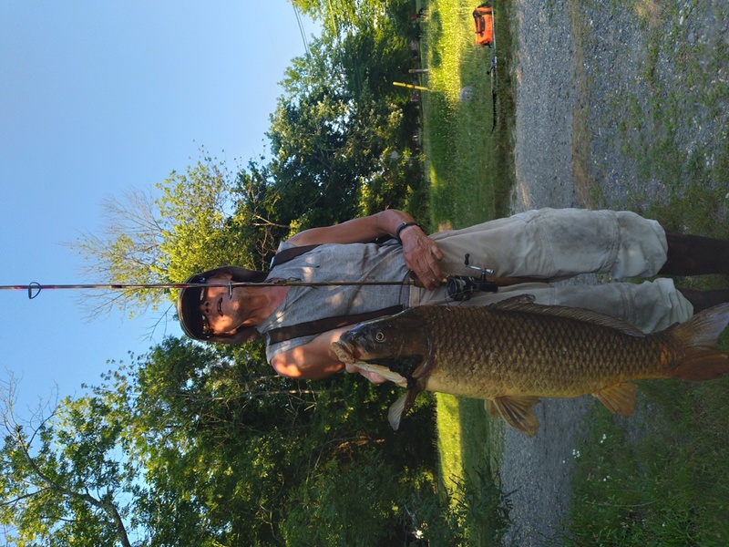 A photo of George Horvath's catch
